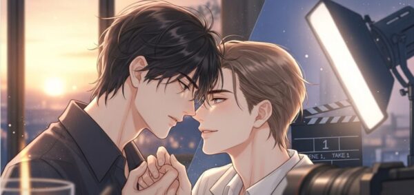 ブライトウィン 撮影の間にキス